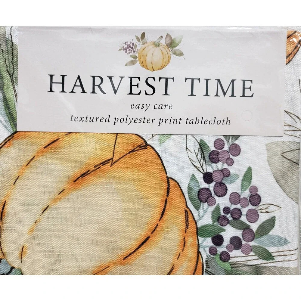 1 Printed Fabric Tablecloth, 60